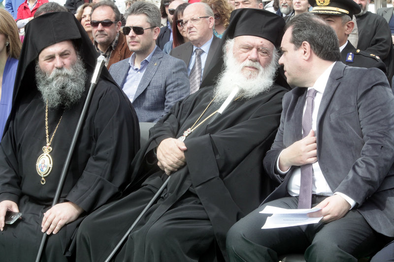 Μητροπολίτης Ιωαννίνων, Αρχιεπίσκοπος Ιερώνυμος και ο Κωστής Δήμτσας συζητούν