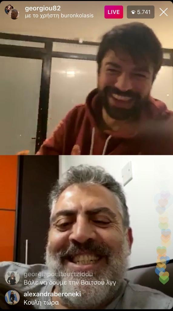 Ανδρέας Γεωργίου και Κούλλης Νικολάου στο live για τις εξελίξεις της σειράς «8 Λέξεις»