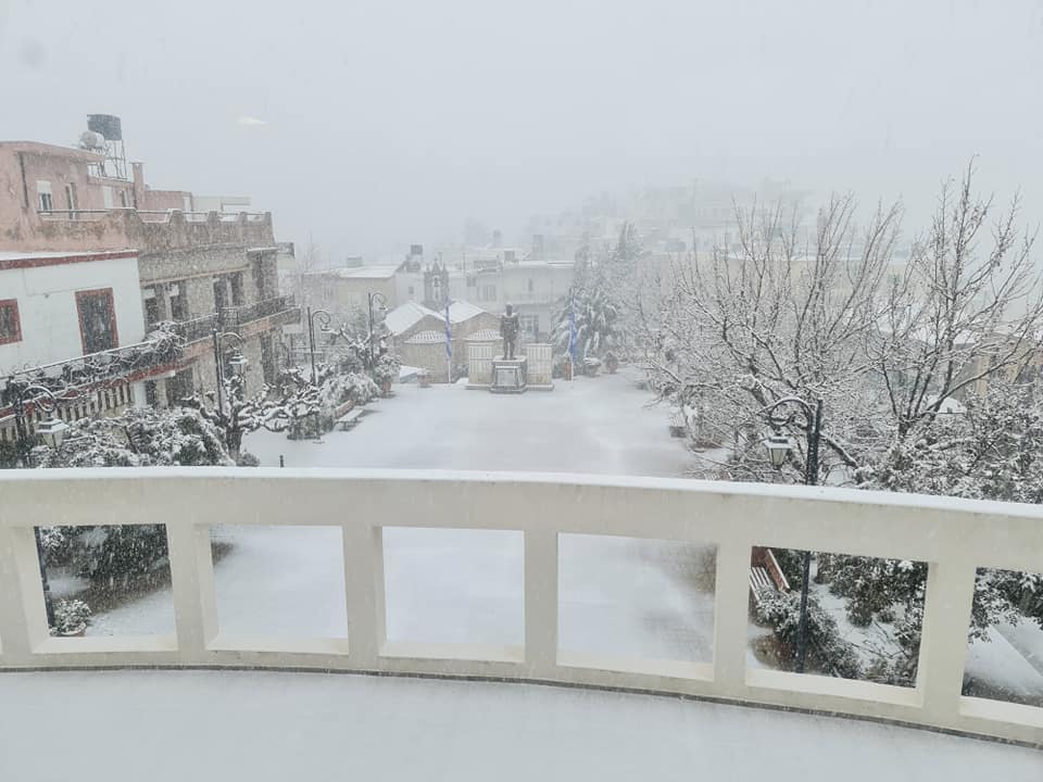 Κρήτη | Τα πρώτα χιόνια σε Χανιά, Ανώγεια και Οροπέδιο Λασιθίου | Photos 4 anogeia mhdeia kefalogiannis