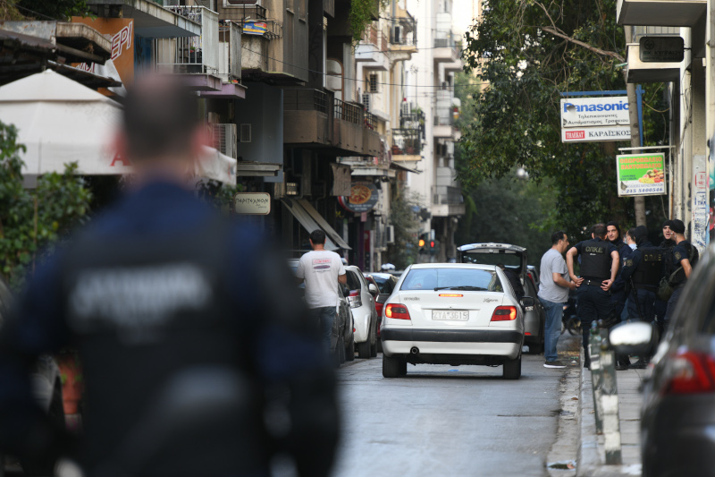 Περιπολικό της Αστυνομίας στα Εξάρχεια