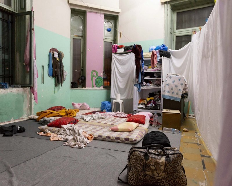 Πώς είχε διαμορφωθεί ο χώρος μέσα στο κτίριο που ήταν υπό κατάληψη στην Αχαρνών