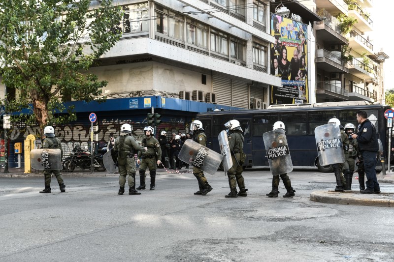 Ισχυρές αστυνομικές δυνάμεις