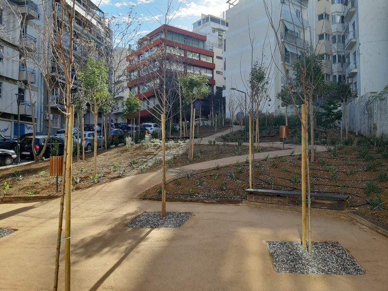 Αθήνα τρίτο Pocket Park Παγκράτι