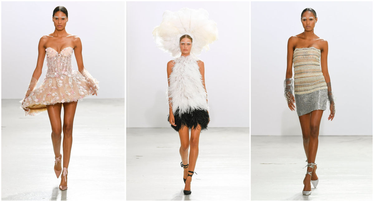 Στο catwalk του ελληνικού οίκου περπάτησαν πασίγνωστα μοντέλα, όπως το αγγελάκι της Victoria’s Secret Cindy Bruna