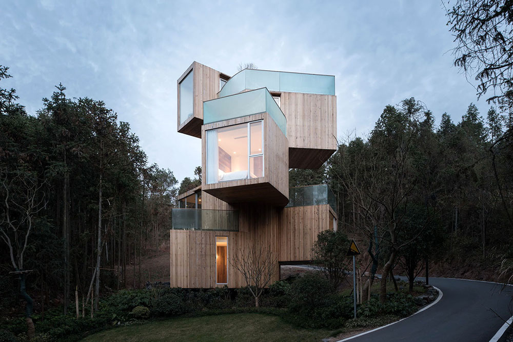 Το εντυπωσιακό δεντρόσπιτο Qiyunshan Tree House στην Κίνα