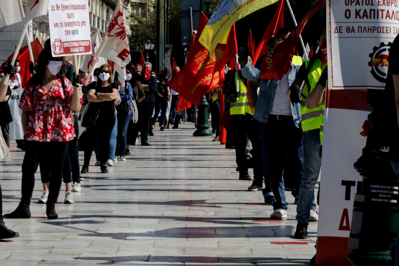 Συγκέντρωση του ΠΑΜΕ για την Πρωτομαγιά