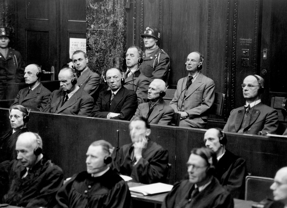 8 από τους κατηγορούμενους στη Δίκη της Νυρεμβέργης