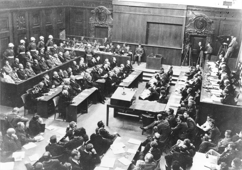 Η αίθουσα του δικαστηρίου στη Δίκη της Νυρεμβέργης