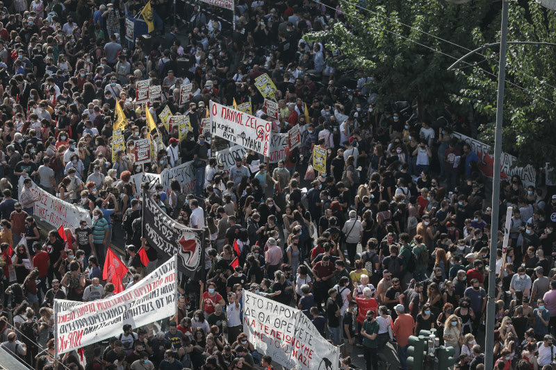 δίκη Χρυσής Αυγής πλήθος κόσμου