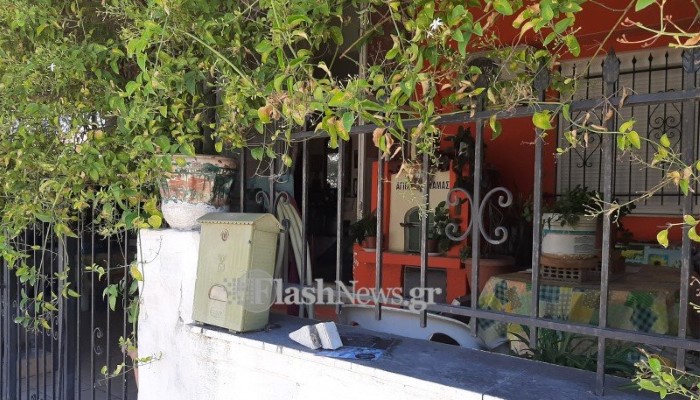 Το σπίτι της άτυχης 79χρονης στο Πασακάκι Χανίων