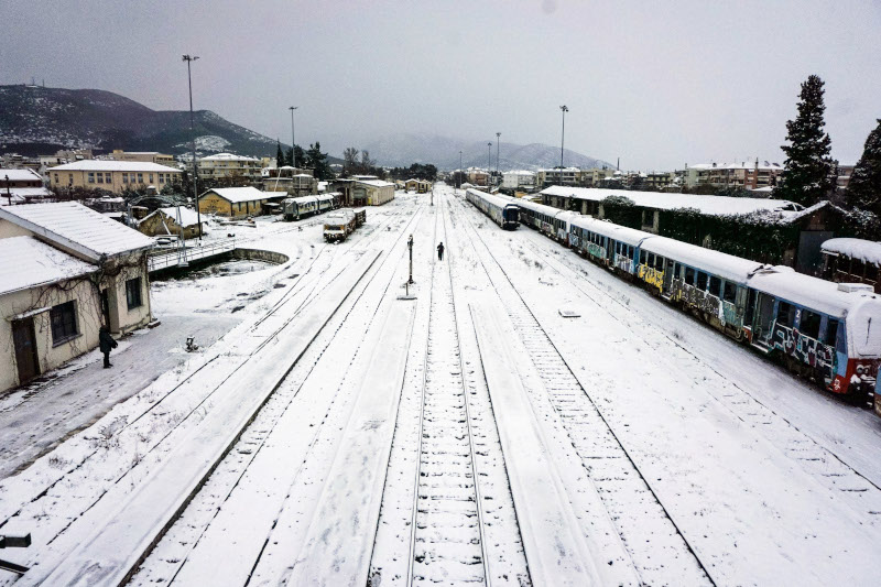 Χιόνια στην Δράμα