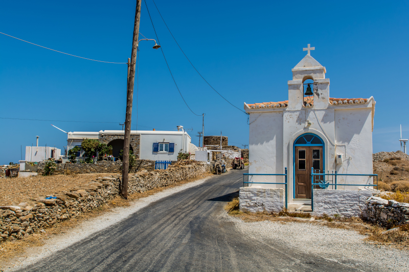 Δρόμος στην Κύθνο