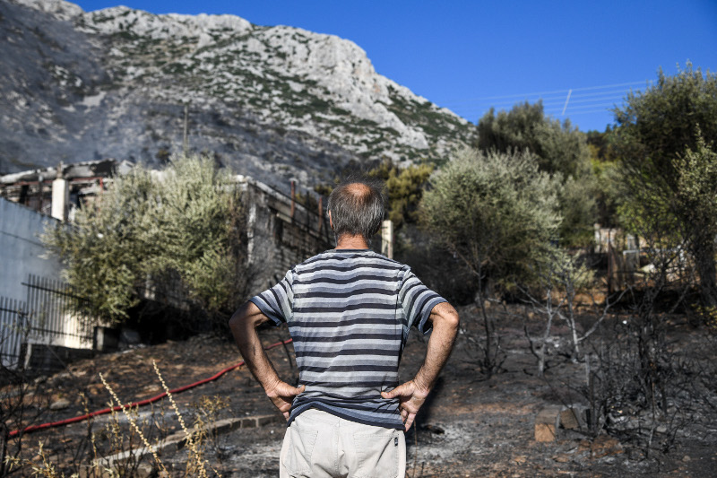 Εδώ ξεκινησε η φωτιά και ανέβηκε στο βουνό