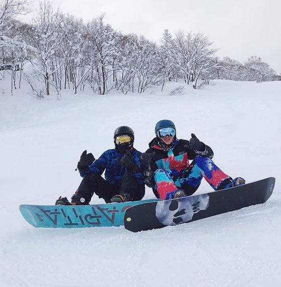 Για snowboard στην Ιαπωνία