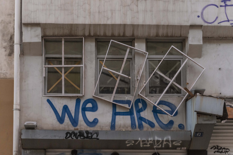 Εξάρχεια υπό κατάληψη κτίριο