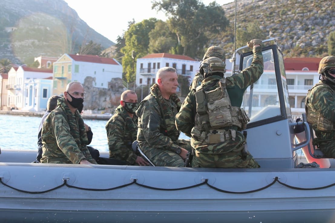 Επίσκεψη Αρχηγού ΓΕΕΘΑ σε Κρήτη, Κάρπαθο, Καλόλιμνο, Ρόδο και σύμπλεγμα Καστελορίζου