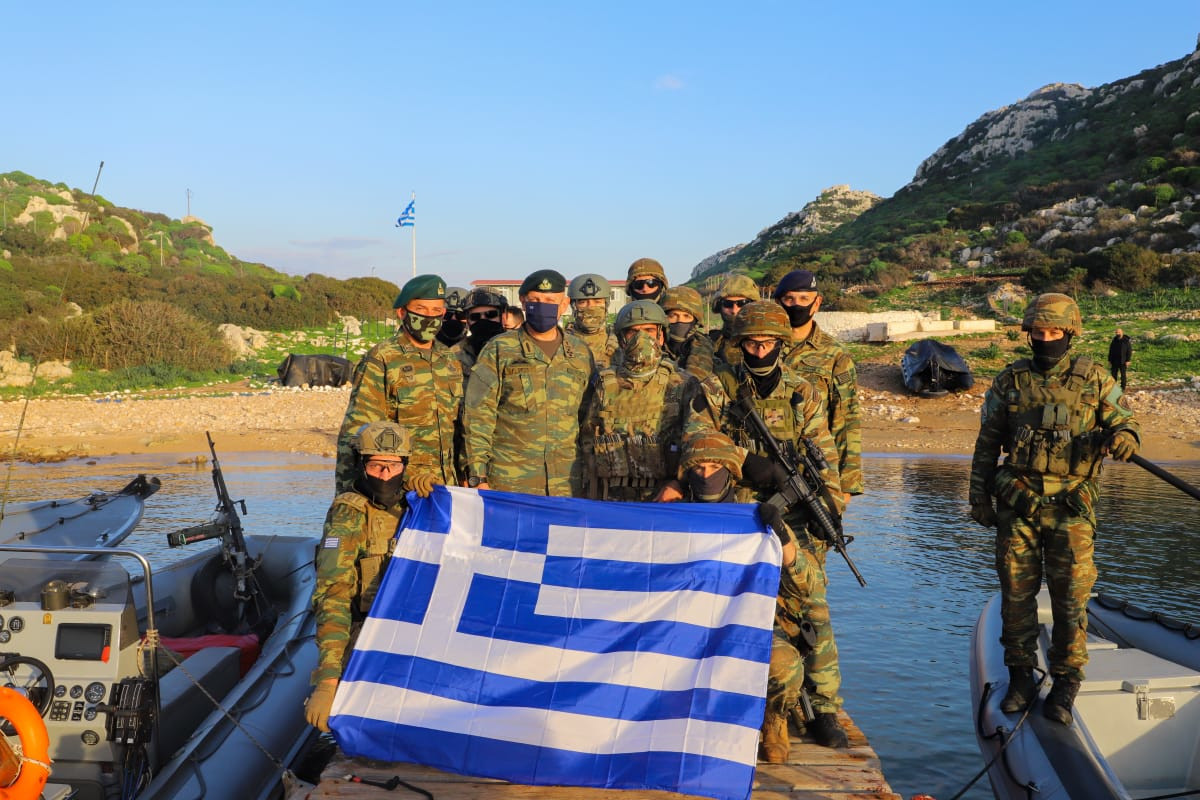 Επίσκεψη Αρχηγού ΓΕΕΘΑ σε Κρήτη, Κάρπαθο, Καλόλιμνο, Ρόδο και σύμπλεγμα Καστελορίζου