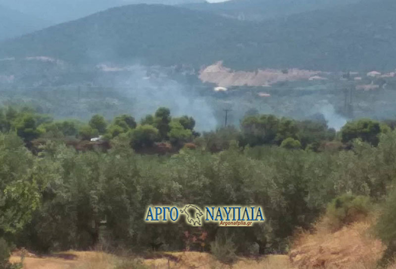 Η στιγμή εκκίνησης της πυρκαγιάς στα Κάτω Δολιανά