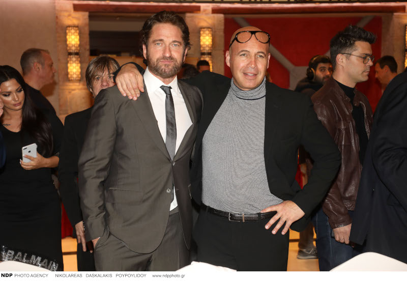 Ο Τζέραρντ Μπάτλερ με τον ελληνικής καταγωγής ηθοποιό Μπίλι Ζέιν