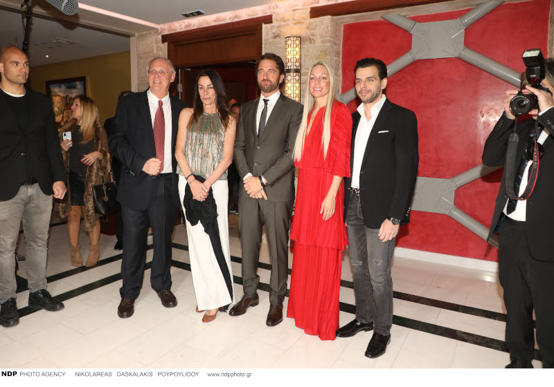 Ο Δήμος Σπάρτης παρέθεσε δείπνο προς τιμή του Τζέραρντ Μπάτλερ στο Mystras Grand Palace Resort