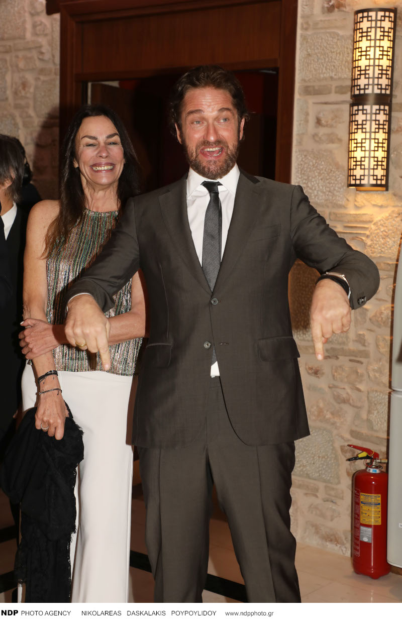 Ο διάσημος ηθοποιός ήταν πολύ ευδιάθετος στο δείπνο