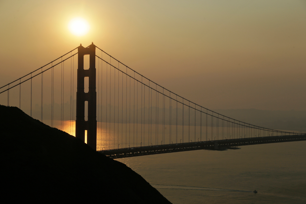 Η γέφυρα Golden Gate που αποτελεί σήμα κατατεθέν του Σαν Φρνασίσκο