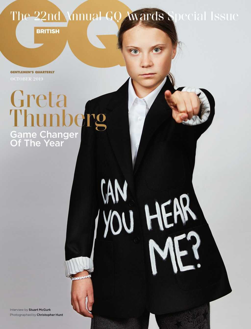 Το πρόσωπο στο εξώφυλλο του GQ Βρετανίας Οκτωβρίου