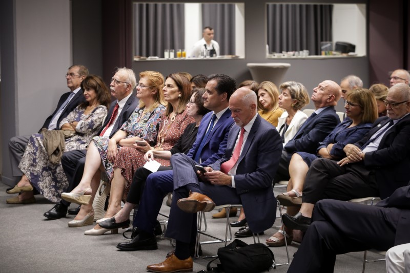 Στιγμιότυπο από την εκδήλωση του Ιδρύματος Ανδρέα Παπανδρέου