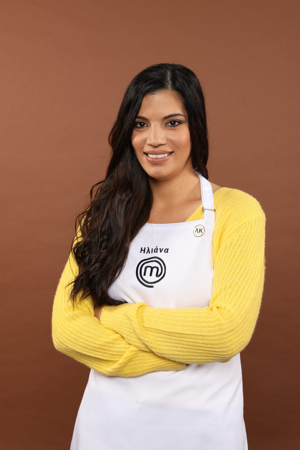 Η Ηλιάνα Βλάχου με την ποδιά του MasterChef 4