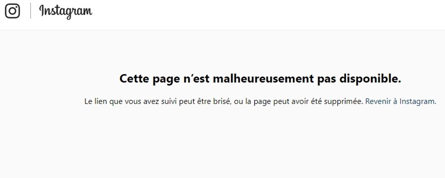 Η αναζήτηση στο Instagram με το όνομα της Αμαλίας Κωστοπούλου βγάζει πως ο λογαριασμός αυτός ενδέχεται να έχει διακοπεί