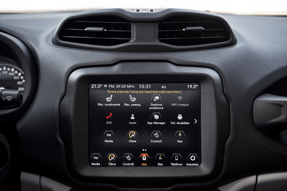 Jeep Renegade: Ανανεωμένο, με περισσότερες επιλογές συνδεσιμότητας