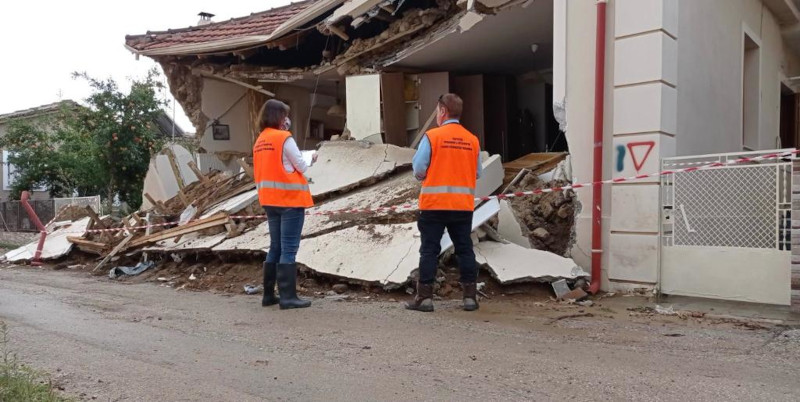 κακοκαιρία Ιανός έλεγχοι για ζημιές