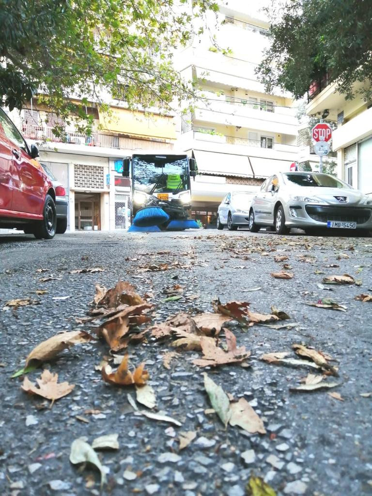 καθαρισμός δρόμου
