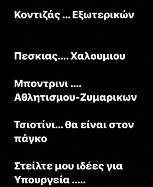 Ανάρτηση του Άκη Πετρετζίκη