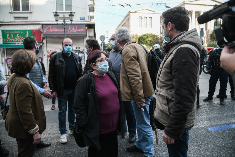 Φωτογραφίες ένταση επέτειος πολυτεχνείου 2020