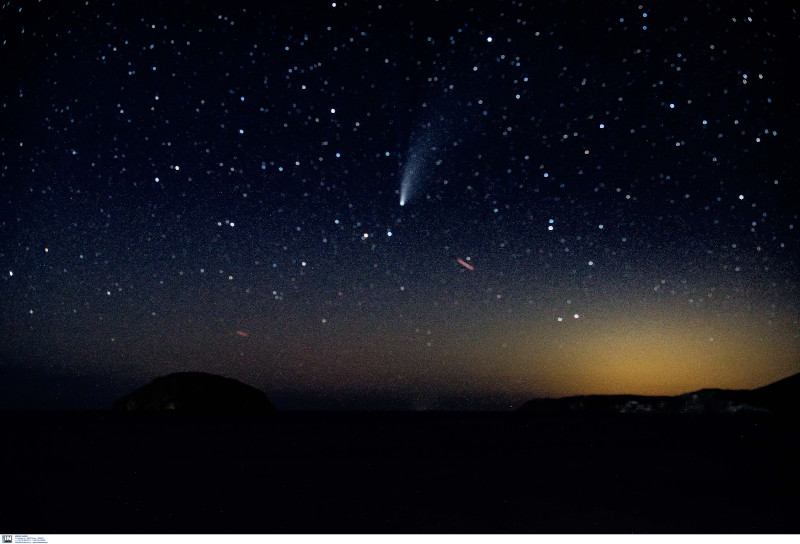 Πέρασμα κομήτη NEOWISE στις Κυκλάδες