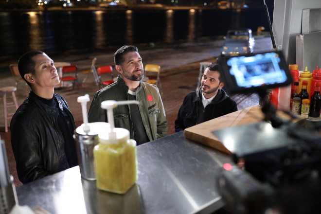 Σκηνή από τα γυρίσματα του MasterChef 4