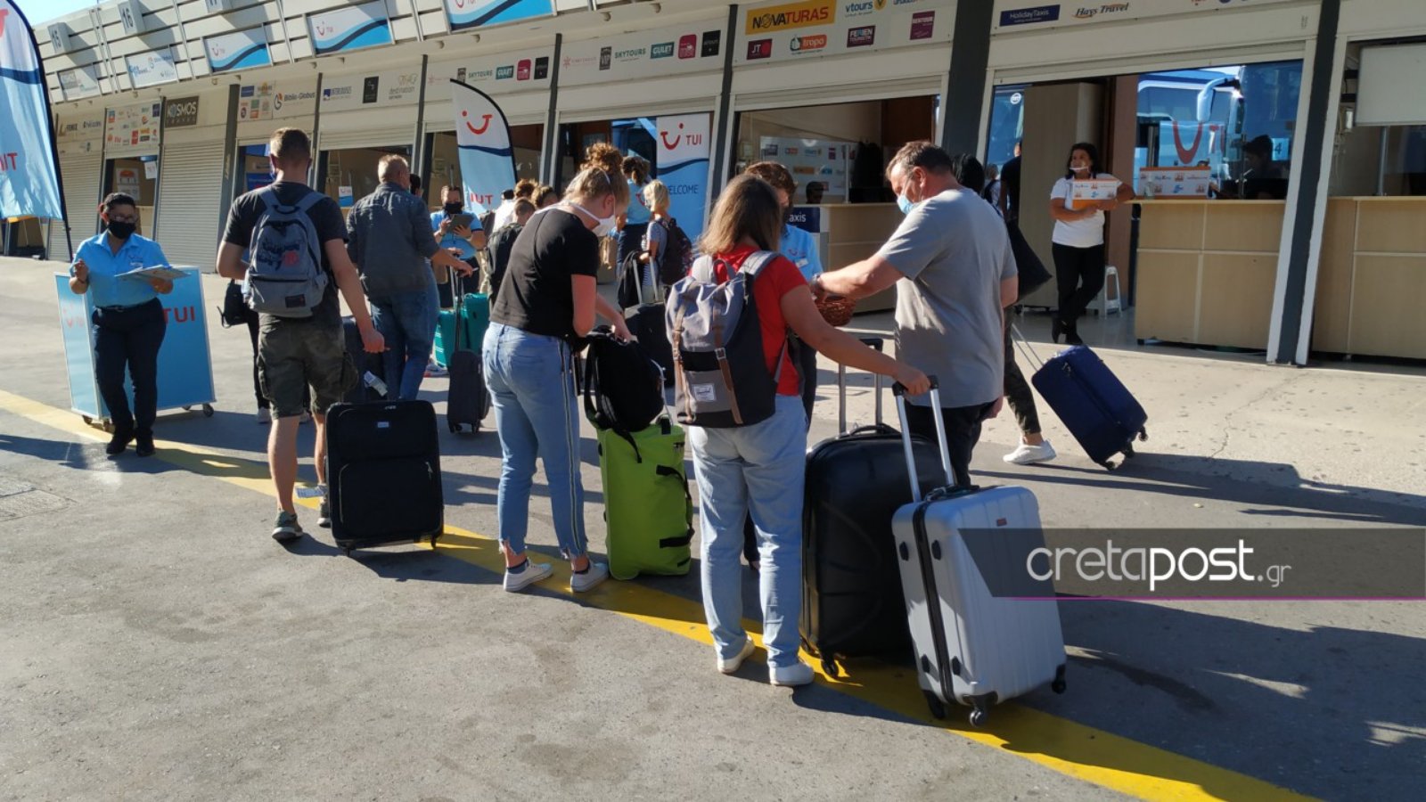 Κρήτη τουρίστες