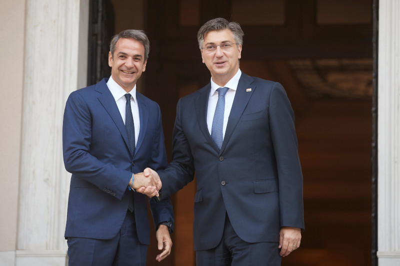 Κυριάκος Μητσοτάκης και Αντρέι Πλένκοβιτς