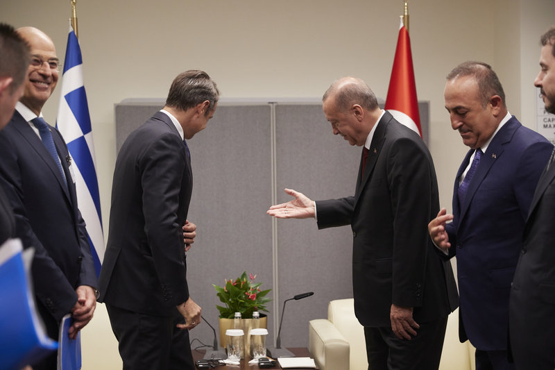 Μητσοτάκης και Ερντογάν