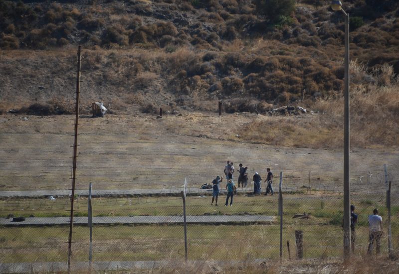 Ο χώρος που έχει επιλεχθεί για τη δημιουργία πρόχειρου καταυλισμού ώστε να μεταφερθούν οι άστεγοι μετανάστες