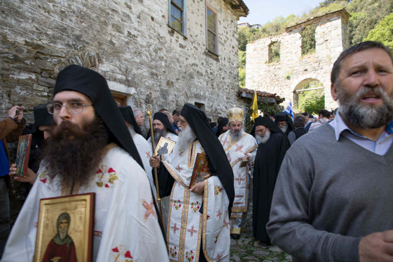 Λιτανεία της Εικόνας «Αξιον Εστί» στις Καρυές του Αγιου Όρους