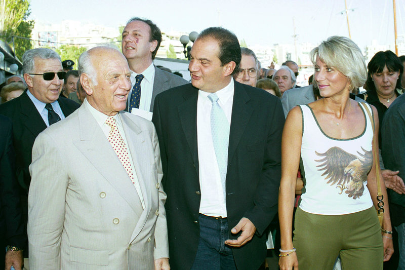 Αντώνης Λιβάνης με τον Κώστα και τη Νατάσα Καραμανλή