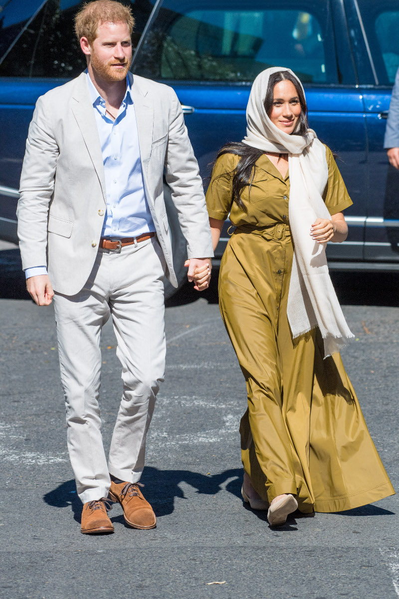 Η Μέγκαν Μαρκλ με μαντήλα στην  Αφρική, Σεπτέμβριος 2019