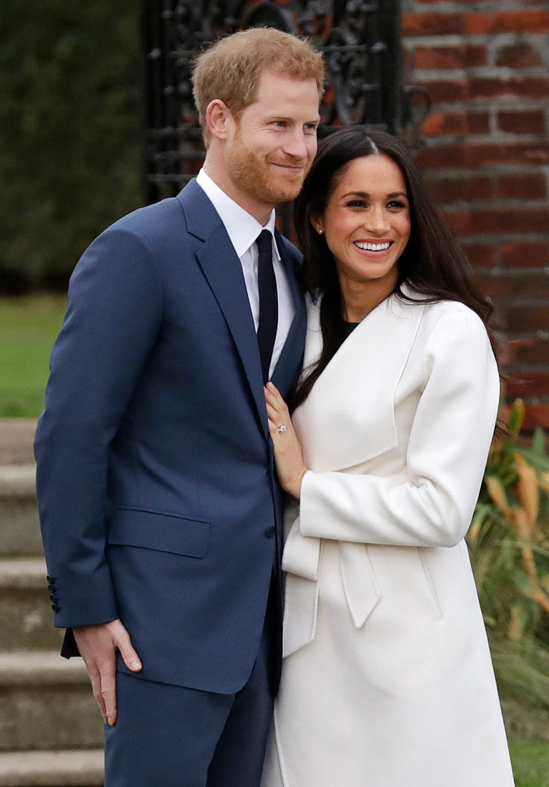 Μέγκαν Μαρκλ και πρίγκιπας Χάρι στην ανακοίνωση του αρραβώνα τους 