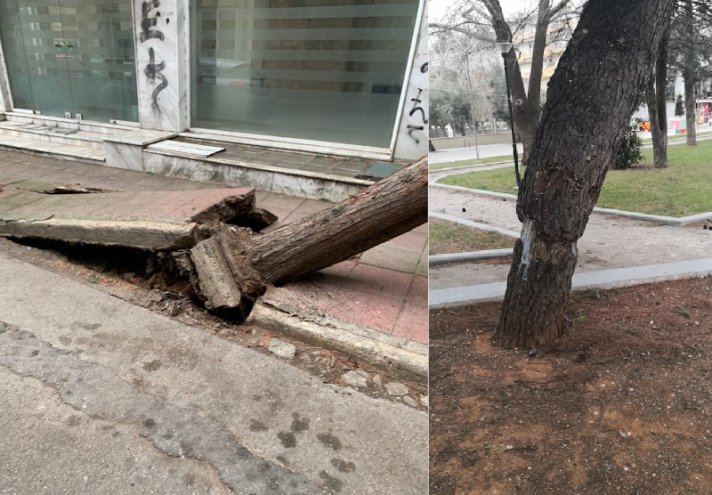 Ζημιές στην Αλεξανδρούπολη