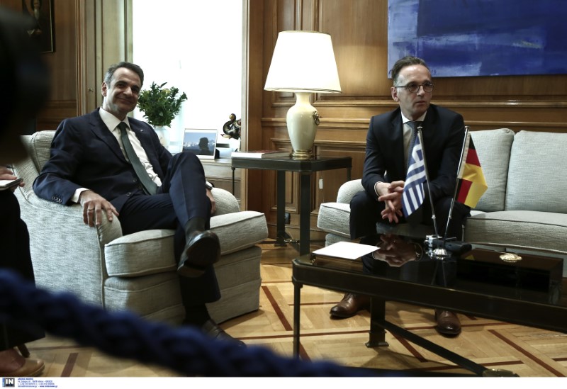 Συνάντηση Μητσοτάκη με τον Γερμανό ΥΠΕΞ Χάικο Μάας 