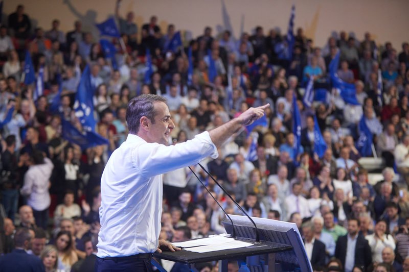 Από την Πάτρα ο Κυριάκος Μητσοτάκης μίλησε για τις δεσμεύσεις της ΝΔ