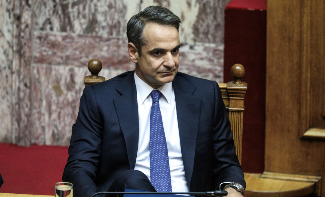 Στο πρωθυπουργικό έδρανο ο Κυριάκος Μητσοτάκης