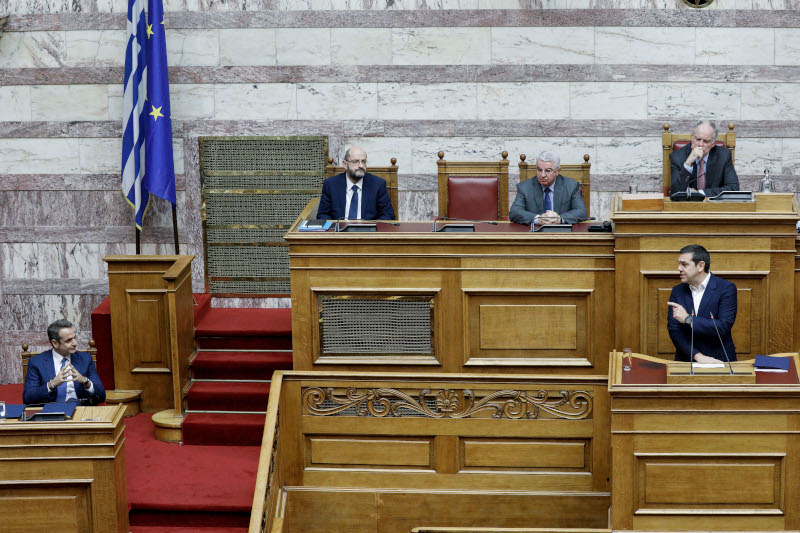 Κυριάκος Μητσοτάκης και Αλέξης Τσίπρας στην «Ωρα του Πρωθυπουργού»